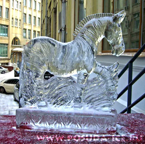 Ледовые скульптуры.